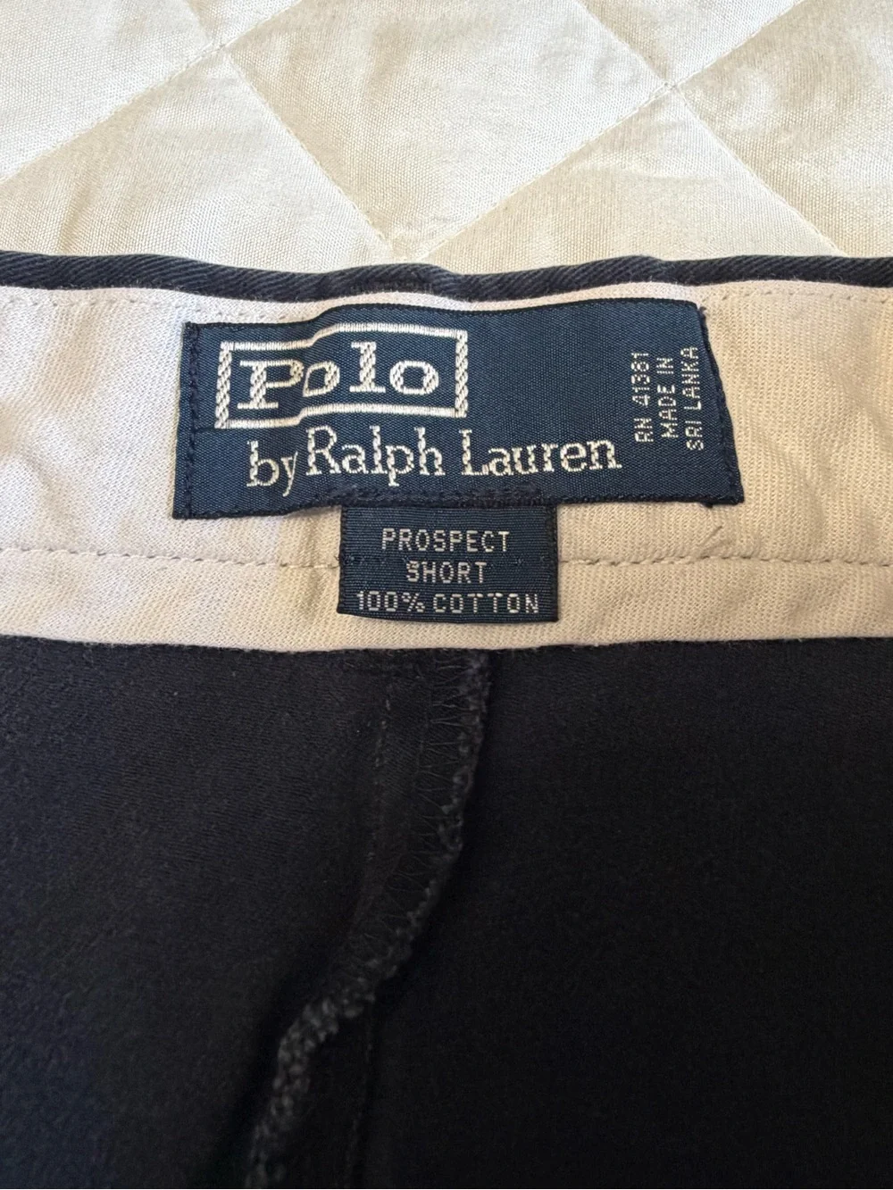 Polo by Ralph Lauren Navy Flat-Front Men’s Shorts